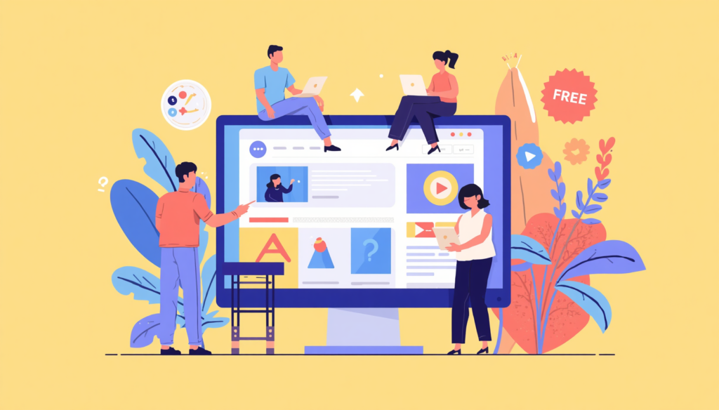 Beginner creating a free website without coding in 2026